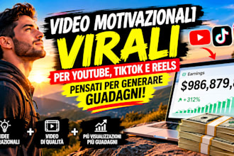 crea video virali per youtube, tiktok e reels per guadagnare denaro