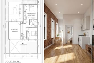 design adu and garage conversion permit plans for city approval