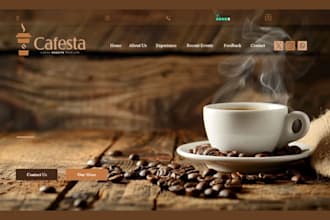 design coffee shopify store coffee website cafe website tea dropshipping