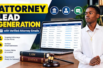 provide attorney lead generation, verified attorney emails