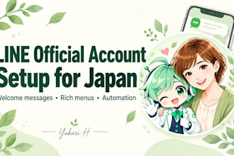 set up your line official account for japanese customers
