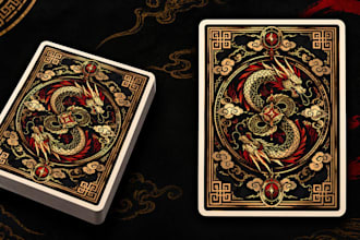 design custom playing cards, poker cards and card game decks