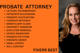 be your florida, nc, ca, ny probate lawyer for property transfer and succession
