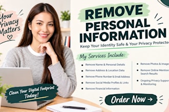 remove personal information and protect your online privacy now