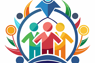 design a modern logo for charity, ngo, and nonprofit brands