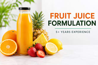 formulate fruit juice, flavored drinks and beverage products