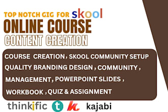 skool community setup skool online course creation and skool community manager