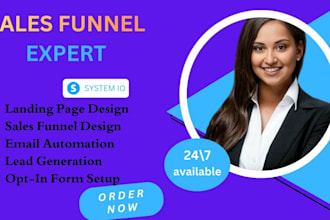 create a complete landing page funnel for your business