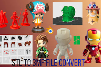 convert stl to 3mf, split and paint 3d models for bambu lab multicolor printing