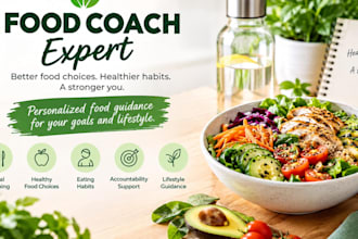 be your food coach for healthy eating and meal planning