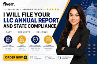 file your llc annual report and state compliance