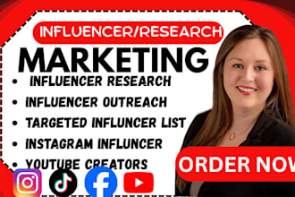 instagram influencer research and outreach for influencer marketing