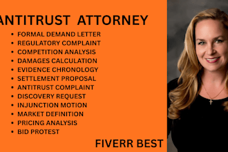 be your ny, ca, nc, florida lawyer for monopolies, market power and bid rigging