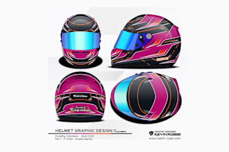 design high quality helmet logo with unlimited revision