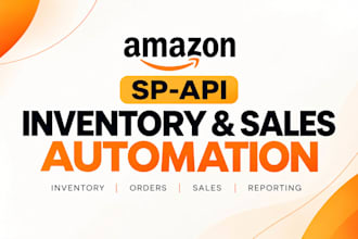 automate amazon inventory and sales using amazon sp API automation