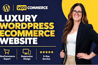 do luxury wordpress ecommerce website online store wordpress website development
