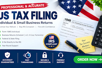 file your US personal or business tax return accurately