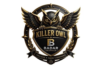 design high quality owl logo with unlimited revision