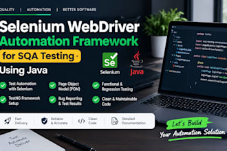 automate selenium webdriver automation framework for website sqa testing, java