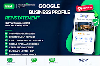 fix google business profile suspension and help with gmb reinstatement