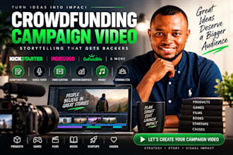do kickstarter and indiegogo crowdfunding campaign video creation