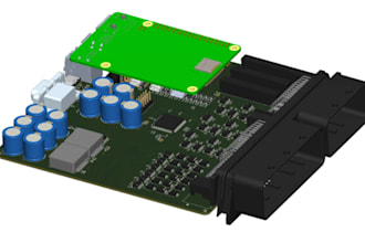 design can bus pcb for automotive ecu and vehicle control, electronics safely