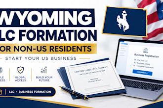 assist with wyoming llc formation and registration for non US residents