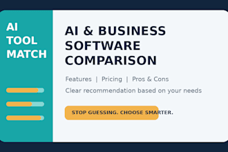 compare ai and business software and recommend the best tool