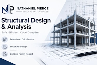 do structural calculations and load analysis for building permit