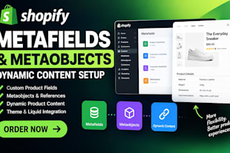 set up shopify metafields and metaobjects for your store