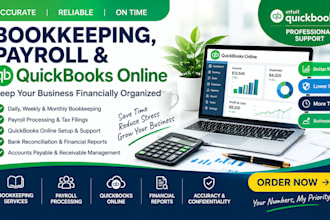 do your monthly bookkeeping and payroll in quickbooks online