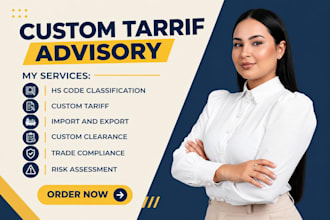provide custom tariff advisory and hs code classification