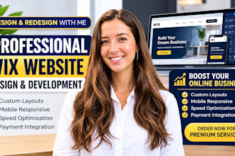design a custom, responsive wix SEO optimized website