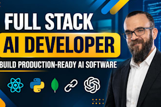 develop ai saas app ai chatbot ai web app ai agent ai application developer