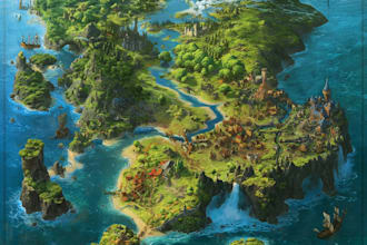 do fantasy map site map city map game map vector map