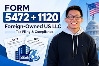 file form 5472 and 1120 for foreign owned US llc with zero activity irs filing