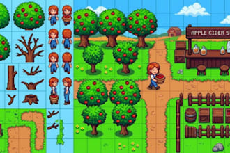 create pixel art tilesets, tilemaps and game assets for your 2d game