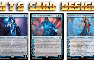 design any custom mtg card tcg card design magic the gathering card art mtg card