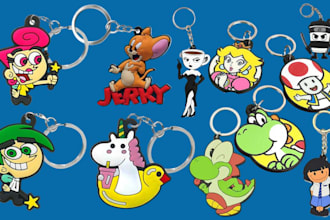 design custom 3d keychain stl 3mf lightbox for 3d printing