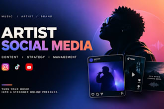 manage social media for your music artist brand