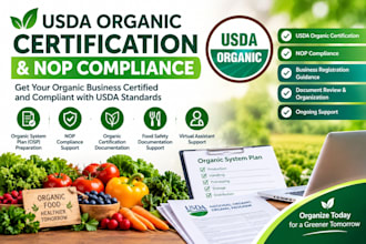 prepare usda organic system plan for nop certification