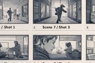 be your pro storyboard artist for films, manga, ad and animations for any style