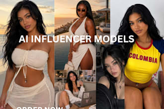 create a realistic ai influencer for instagram and social media