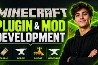 develop minecraft plugin mod server setup modpack fabric forge spigot neoforge