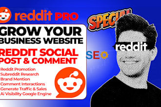 do reddit social media post grow business web app follower