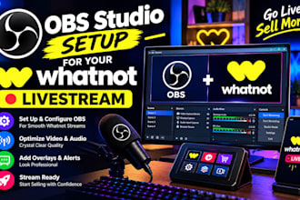 configure obs studio for your whatnot livestream