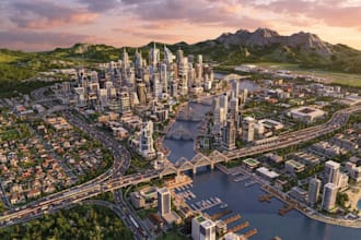 create a custom minecraft city map fantasy map terrain and world builder