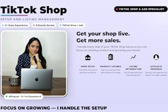setup manage and optimize your tiktok shop