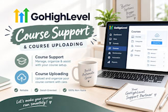 upload and organize your online courses in gohighlevel