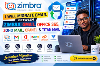 migrate email between zimbra gmail office 365 zoho mail cpanel titan mail